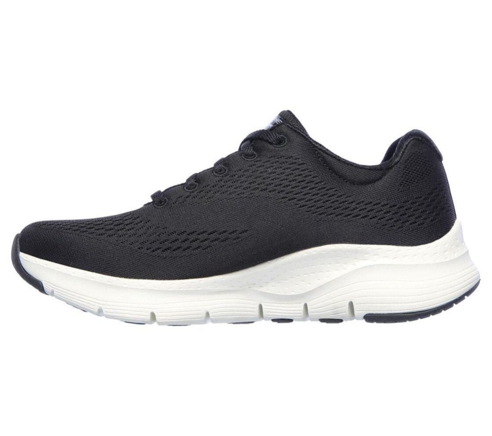 Skechers Walking Shoes Store - Arch Fit - Big Appeal Womens Black White