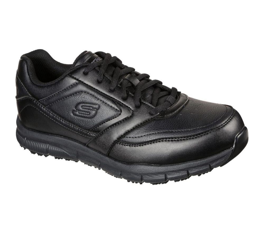 Skechers Mens Trainers Cheap Sale Online - Work Relaxed Fit: Nampa SR Black